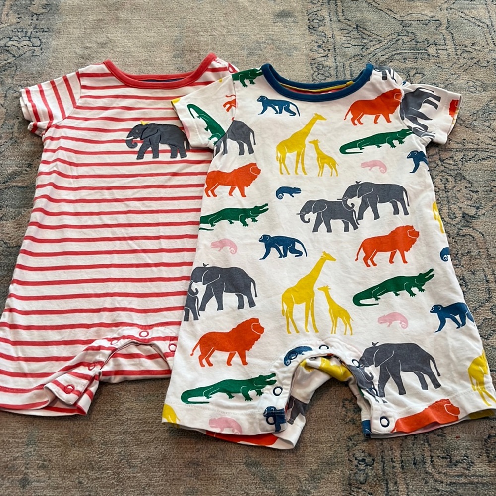 Pair of Baby Boden rompers